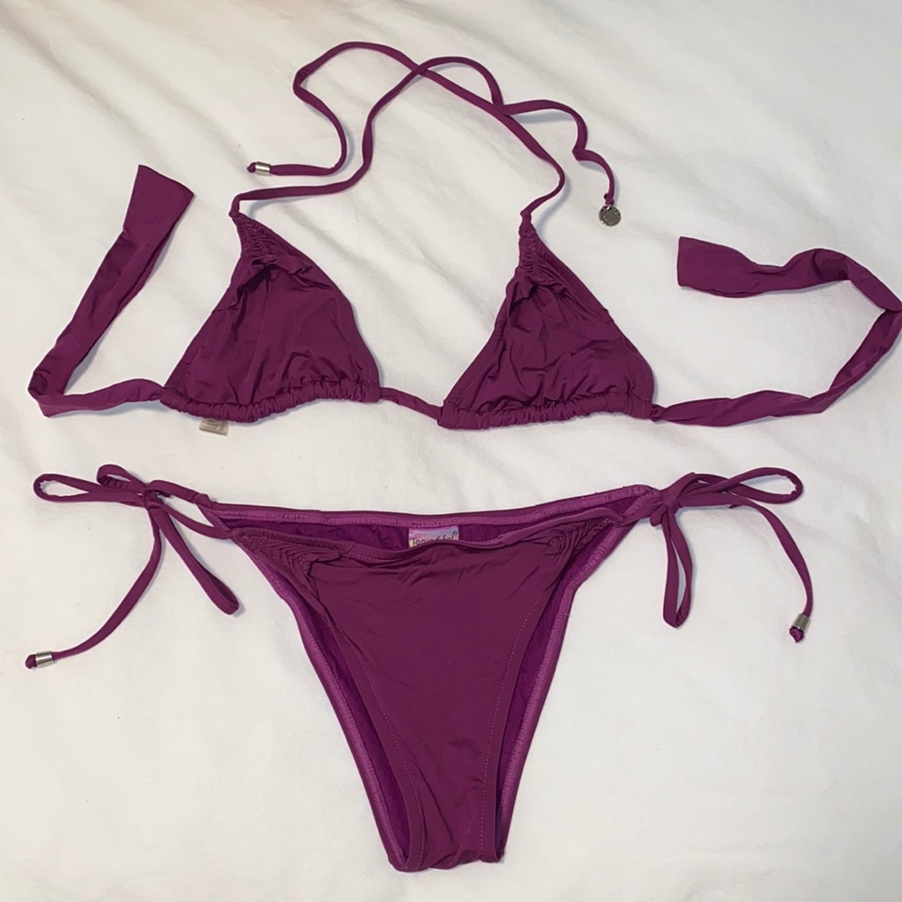 Purple bikini set